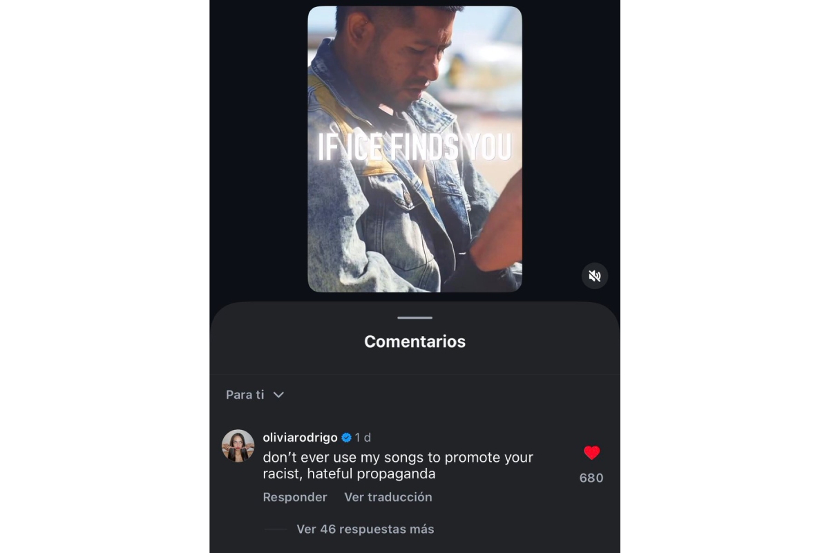 Olivia Rodrigo contro Trump