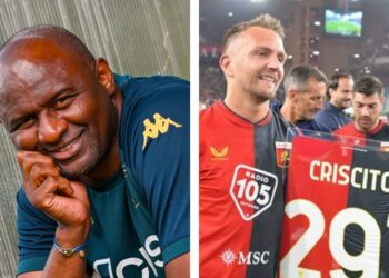 Patrick Vieira si dimette dalla panchina del Genoa, al suo posto Mimmo Criscito