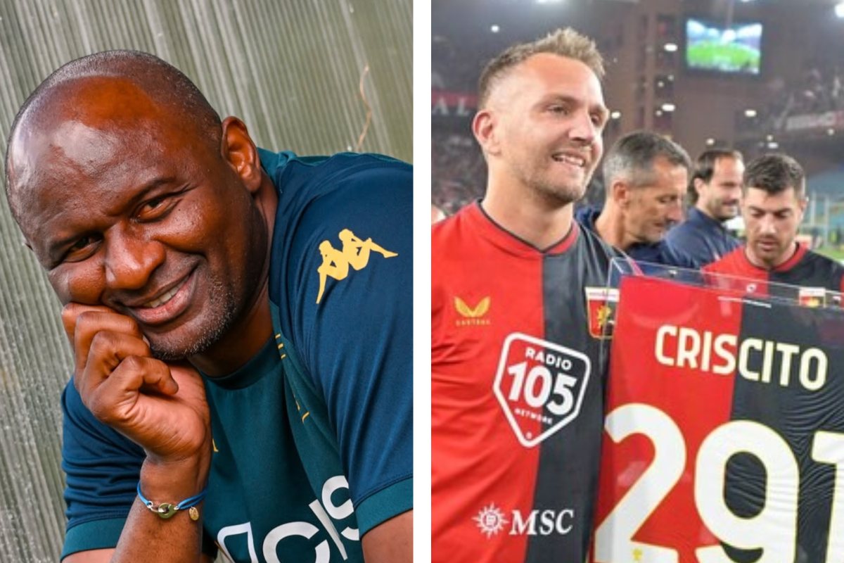 Patrick Vieira si dimette dalla panchina del Genoa, al suo posto Mimmo Criscito
