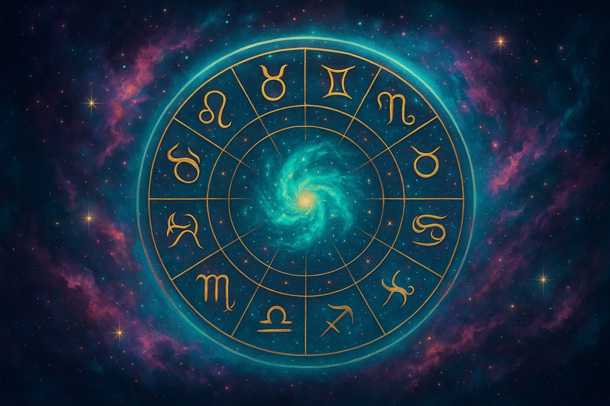 Ruota zodiacale nel cosmo luminoso, Maga Ala, sabato 15 novembre 2025