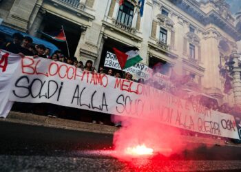 Una protesta a Roma