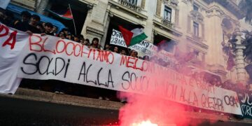 Una protesta a Roma