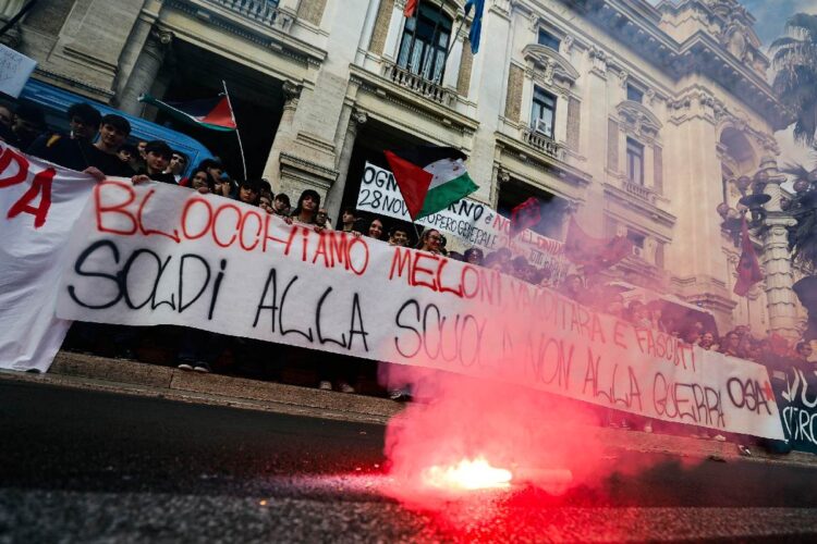 Una protesta a Roma