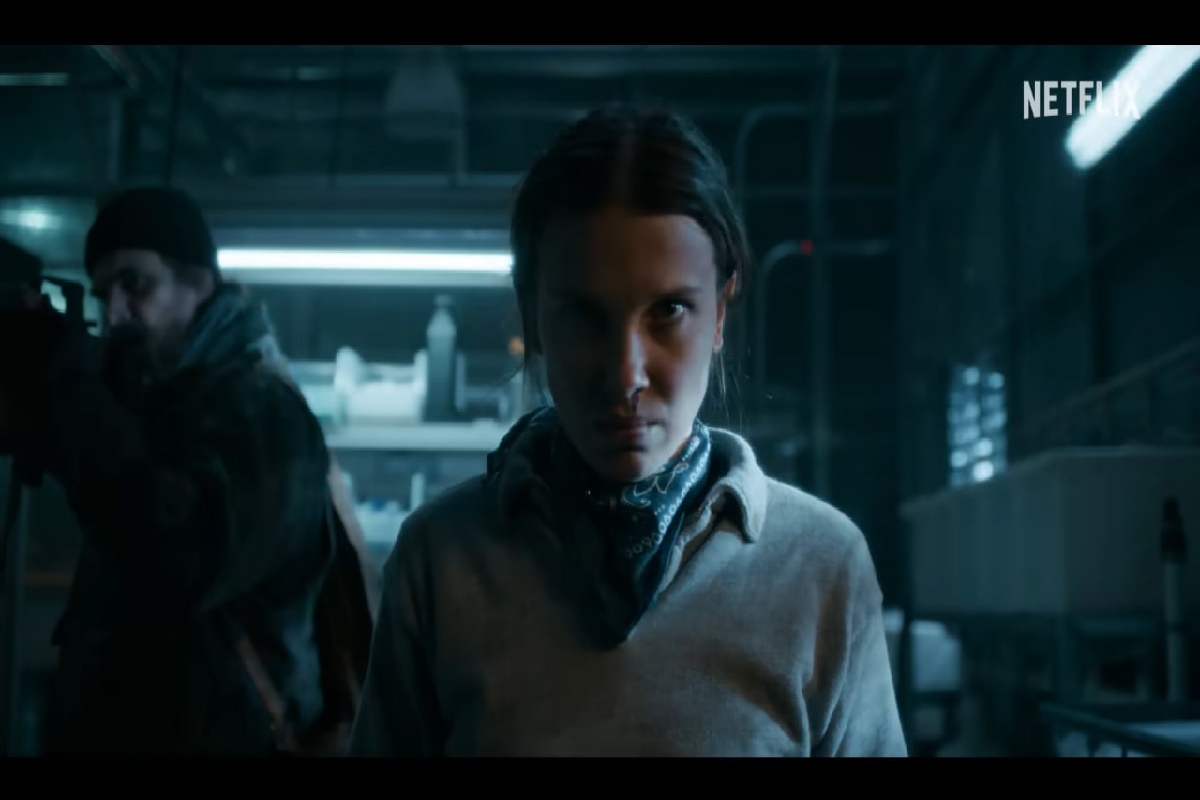 Uno screenshot dal trailer della quinta stagione di Stranger Things