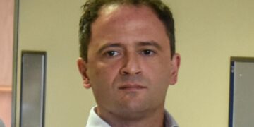 Un primo piano di Alberto Genovese