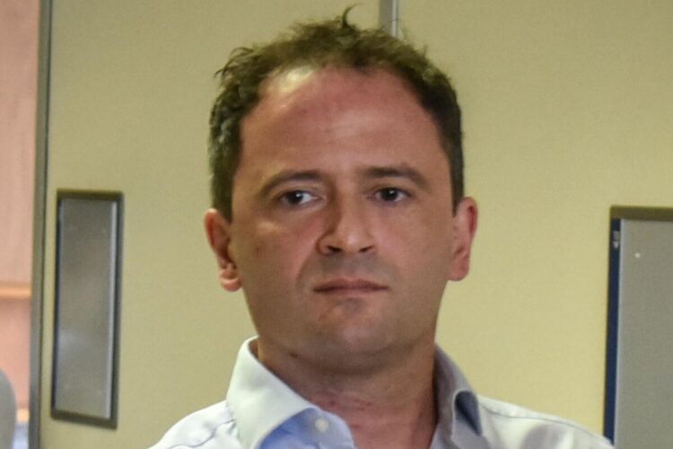 Un primo piano di Alberto Genovese