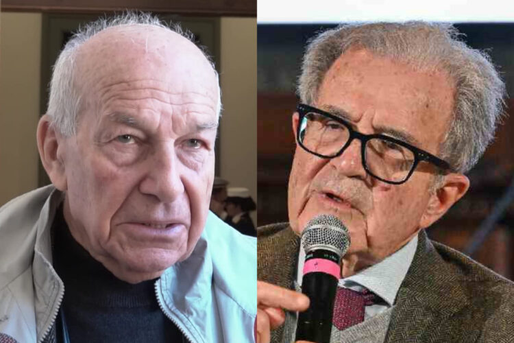 Fausto Bertinotti e Romano Prodi