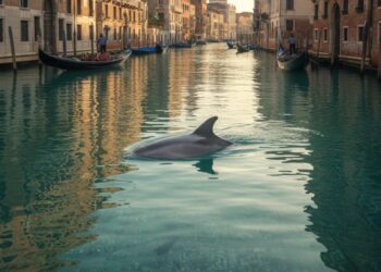 Il delfino Mimmo a Venezia