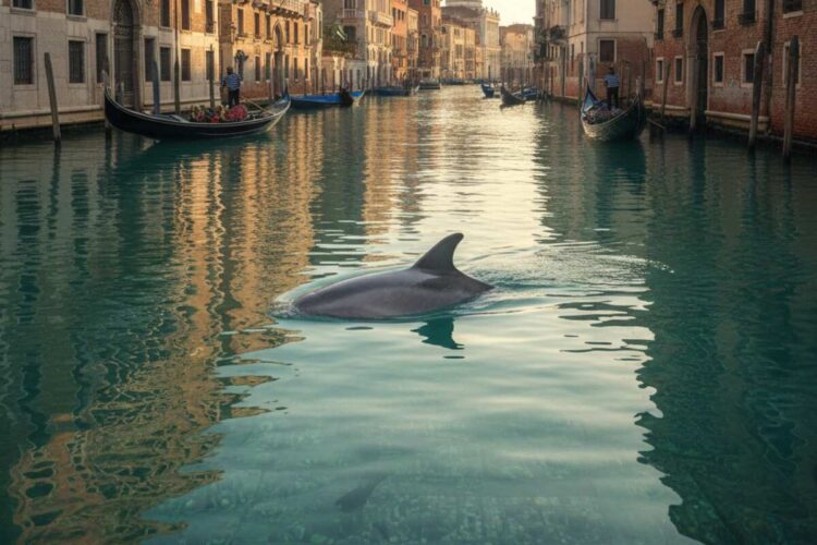 Il delfino Mimmo a Venezia