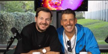 Francesco Gabbani e Alessandro Cattelan a Supernova