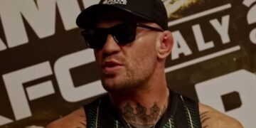 Un primo piano di Conor McGregor