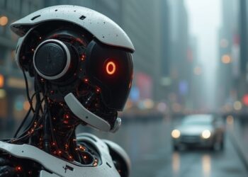 Robot umanoide che gioca a tennis