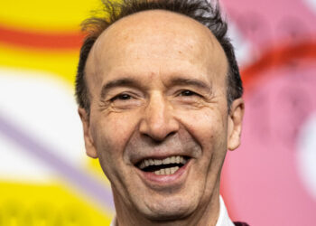 Un primo piano di Roberto Benigni