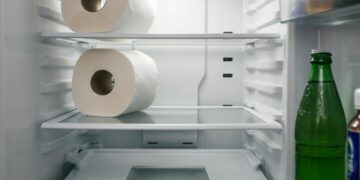 Carta igienica nel frigo