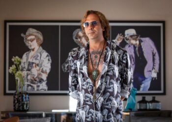 Checco Zalone sul set di Buen Camino