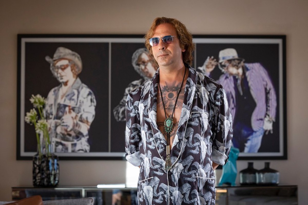 Checco Zalone sul set di Buen Camino