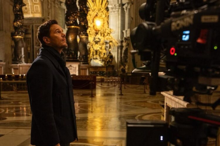 Chris Pratt dentro San Pietro