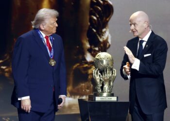Donald Trump e Gianni Infantino per i Mondiali di calcio del 2026