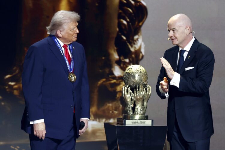 Donald Trump e Gianni Infantino per i Mondiali di calcio del 2026