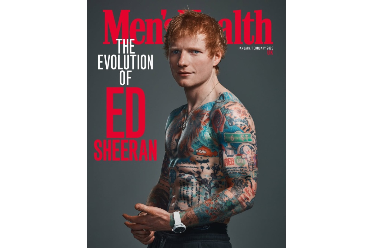 Ed Sheeran sulla copertina di Men's Health