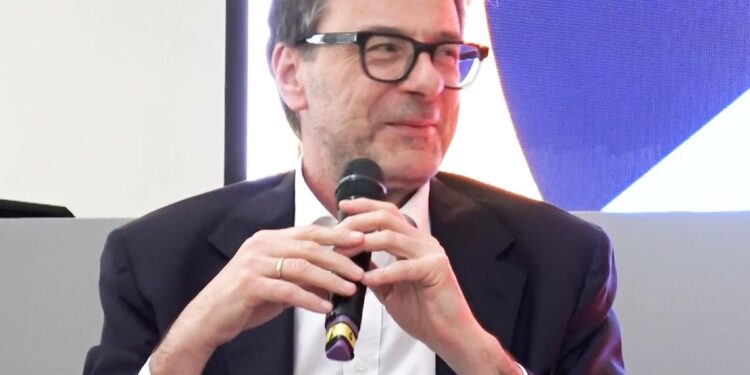 Il ministro dell'economia Giancarlo Giorgetti