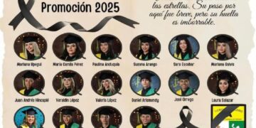 Gli studenti del liceo Antioqueño che hanno perso la vita nell'incidente