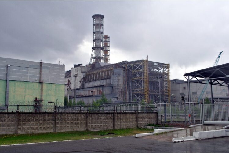 Il reattore 4 della centrale nucleare di Chernobyl