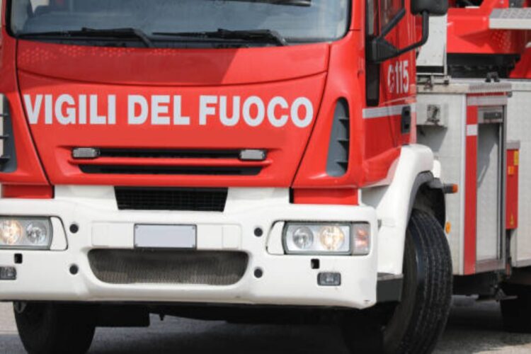 Incendio in una casa a Cuorgnè
