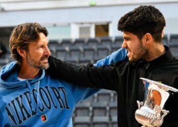 Juan Carlos 'Juanki' Ferrero e Carlos 'Carlitos' Alcaraz