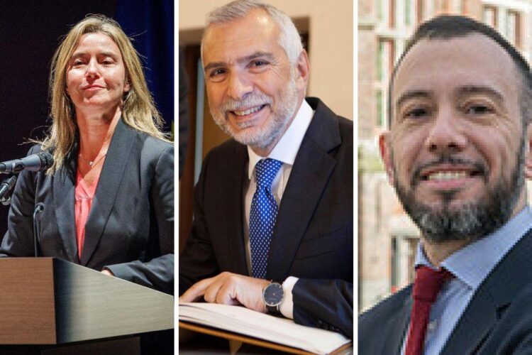 Mogherini, Sannino e Zegretti