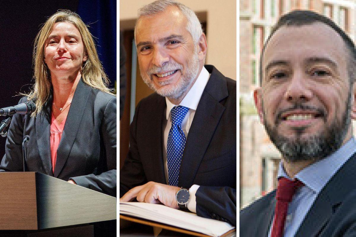 Mogherini, Sannino e Zegretti