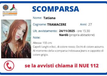 Ragazza scomparsa a Nardò
