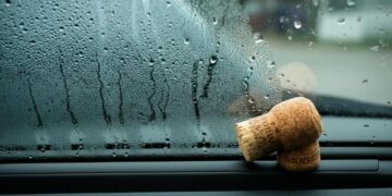 Tappo di sughero vetro automobile