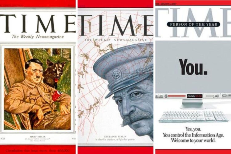 Tre copertine del Time