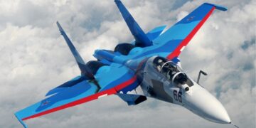 Un caccia Sukhoi Su-30
