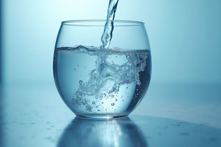 Un bicchiere d'acqua