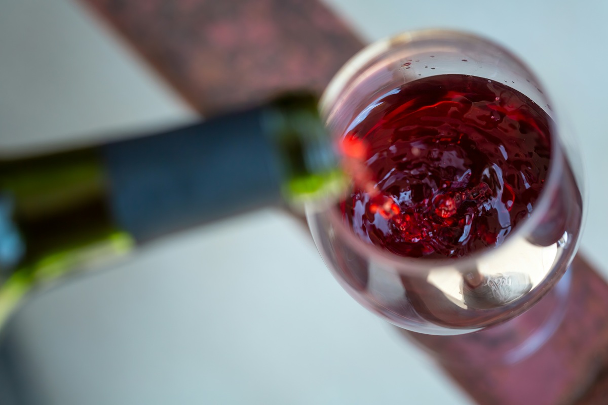Un bicchiere di vino