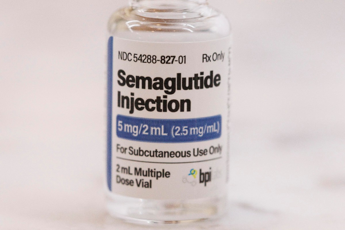 Una fiala di semaglutide