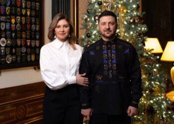 Zelensky con la moglie