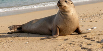 Foca monaca a Numana