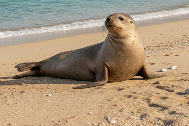 Foca monaca a Numana