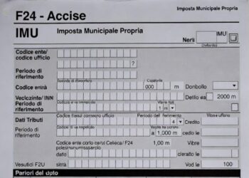 Un F24 per pagare IMU