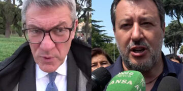 Maurizio Landini e Matteo Salvini sullo sciopero generale