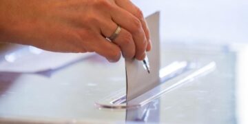 Una scheda elettorale