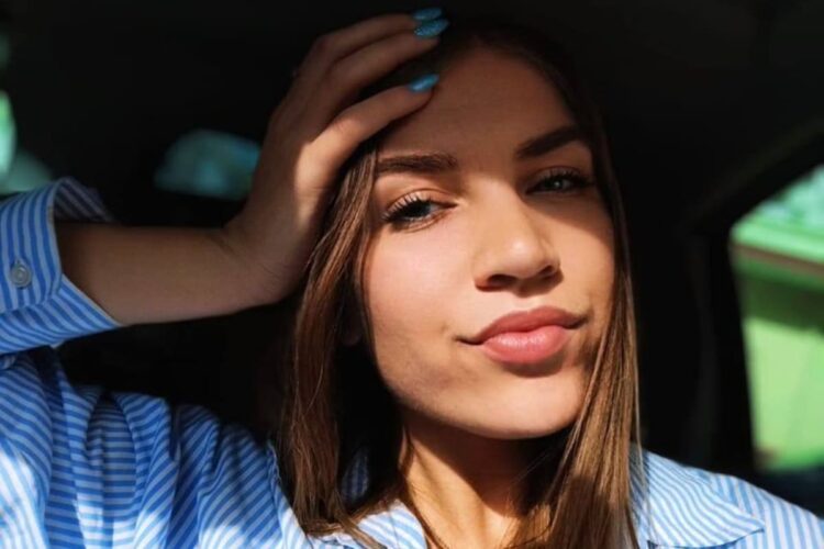 Un primo piano di Tatiana Tramacere