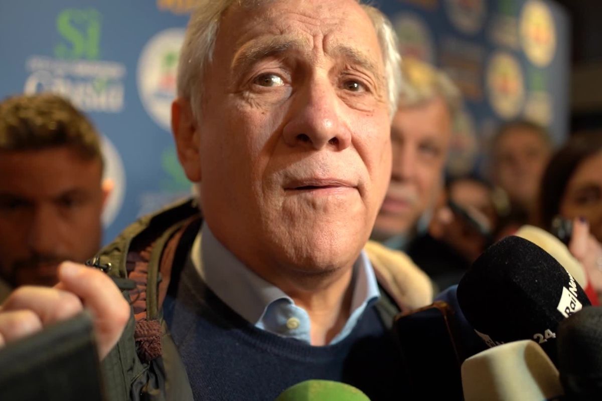 Il Ministro degli Esteri Antonio Tajani