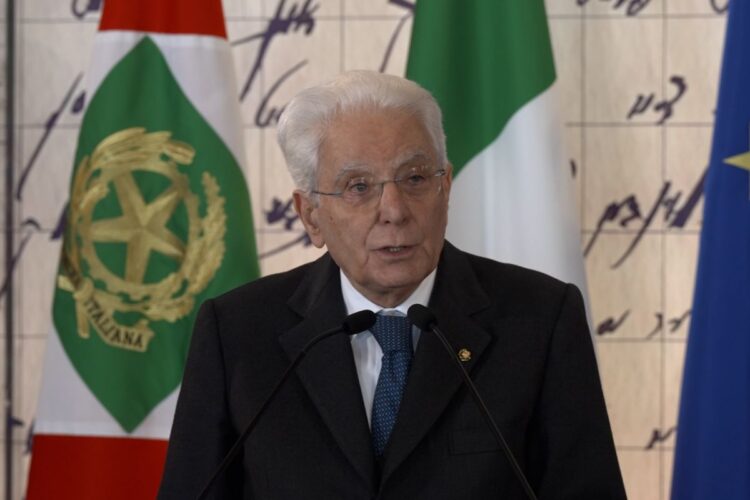 Il Presidente della Repubblica Sergio Mattarella