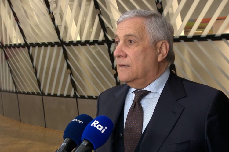 Il ministro degli Esteri Antonio Tajani