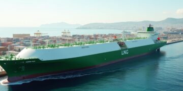 A Genova varata la Green Pearl: nuova nave per il rifornimento di Gnl a navi e camion
