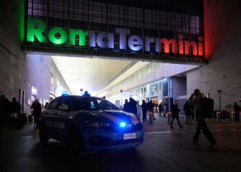 Controlli della Polizia alla Stazione Termini